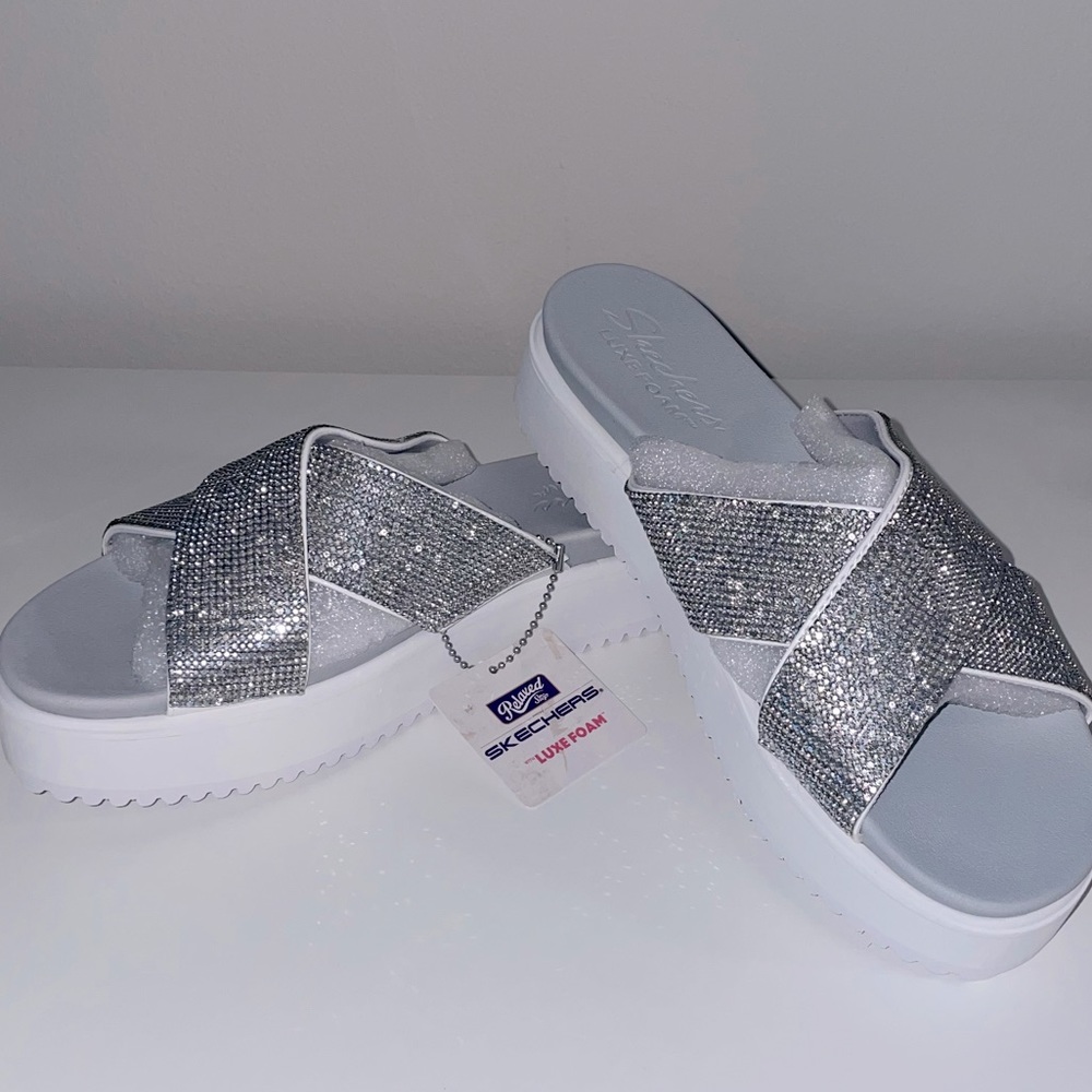 Skechers rhinestone sandals